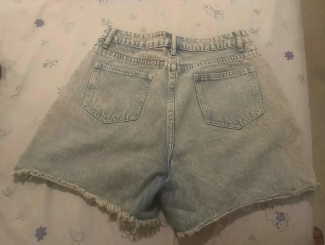 Pantalón vaquero corto azul claro, foto 2